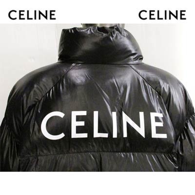 セリーヌ(CELINE) メンズ アウター ダウン ジャケット ロゴ チェスト