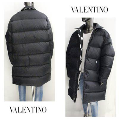 ヴァレンティノ(VALENTINO), メンズ アウター ジャケット コート ロゴ  リバーシブル着用可・総柄Vロゴ/裏地無地・ジップロゴ刻印付ナイロンコート, WV0CPG967 - ガッツ オンラインショップ