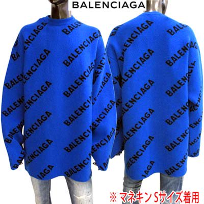 バレンシアガ BALENCIAGA メンズ トップス ニット セーター ロゴ ...