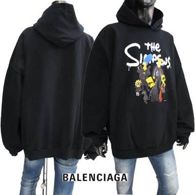 バレンシアガ BALENCIAGA メンズ トップス パーカー フーディー ロゴ