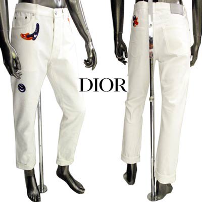 ディオールオム DIOR HOMME メンズ パンツ ボトムス ロゴ DIOR×ケニー