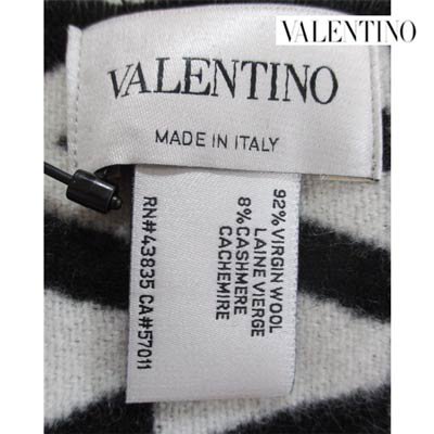 ヴァレンティノ VALENTINO メンズ 小物 ストール マフラー ロゴ ユニ