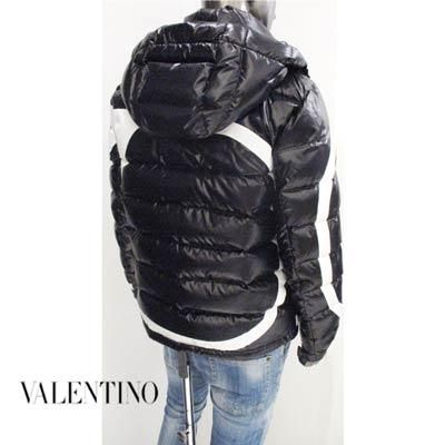 VALENTINO ロゴプリント ダウンジャケット ヴァレンティノ VALENTINO メンズ アウター ダウン ジャケット