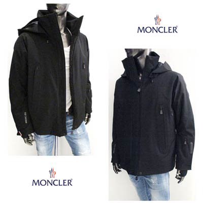 モンクレールグルノーブル MONCLER GRENOBLE メンズ アウター ジャケット BODEN  ジップ部分メッシュ地/袖口トリコロールライン・アーム部分ラバーロゴ付フーデッドジャケット 1A00041 53066 999