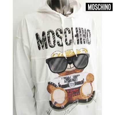 モスキーノ MOSCHINO メンズ トップス パーカー フーディー ロゴ