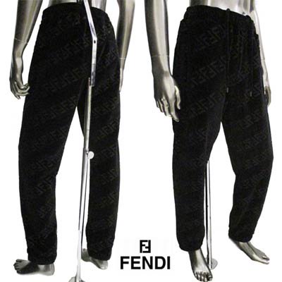 フェンディ FENDI メンズ パンツ ボトムス トラックパンツ ロゴ FB0496 ...