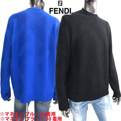 フェンディ FENDI メンズ トップス ニット セーター ロゴ 2color