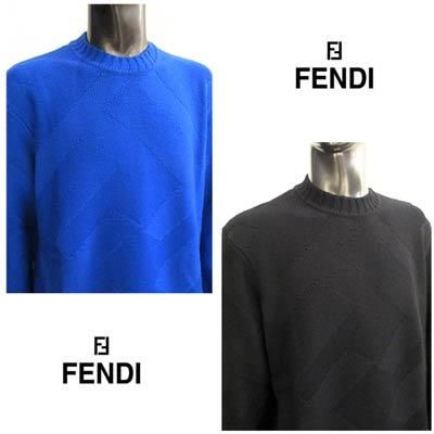 フェンディ FENDI メンズ トップス ニット セーター ロゴ 2color