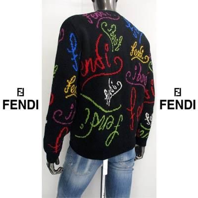 FENDI ロゴ ニット セーター 楽天市場】FENDI(フェンディ) ズッカ柄 ニット トップス
