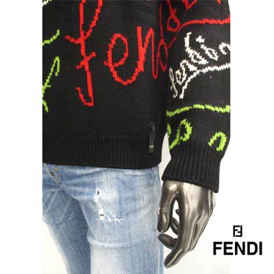 フェンディ FENDI メンズ トップス ニット セーター ロゴ FZY463 AH3E