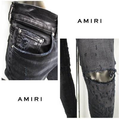アミリ AMIRI メンズ パンツ ボトムス デニム ロゴ ショットガン
