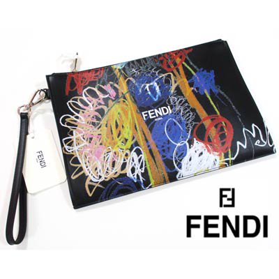 フェンディ FENDI メンズ 鞄 バッグ ロゴ ユニセックス可 マルチカラー 