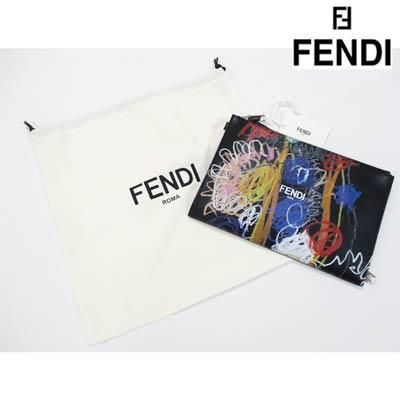 フェンディ FENDI メンズ 鞄 バッグ ロゴ ユニセックス可 マルチカラー