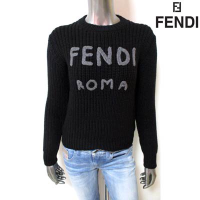 フェンディ FENDI レディース トップス ニット セーター ロゴ FENDI 