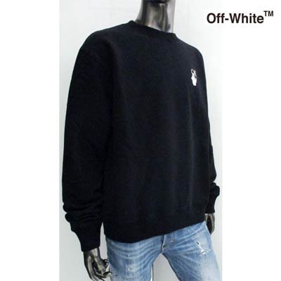 オフホワイト OFF-WHITE メンズ トップス スウェット トレーナー ロゴ グラデーションカラーアローロゴプリント付スウェット