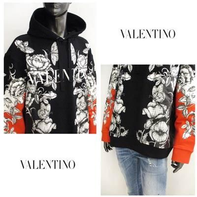 ヴァレンティノ VALENTINO メンズ トップス パーカー フーディー ロゴ