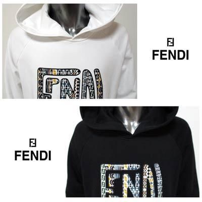 新品同様 FENDI フェンディ アートプリント フーディ パーカー サイズS fn-fy1193an22f0qr0_1.jpg