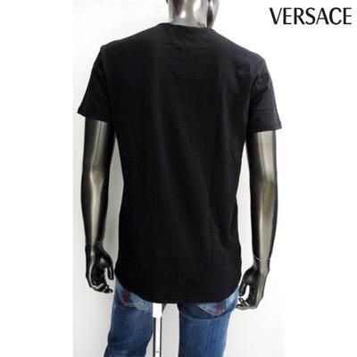 ヴェルサーチ VERSACE メンズ トップス Tシャツ 半袖 ロゴ