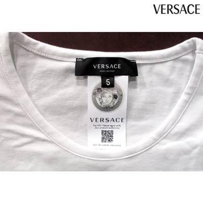 ヴェルサーチ VERSACE メンズ トップス Tシャツ 半袖 ロゴ 2color ※V