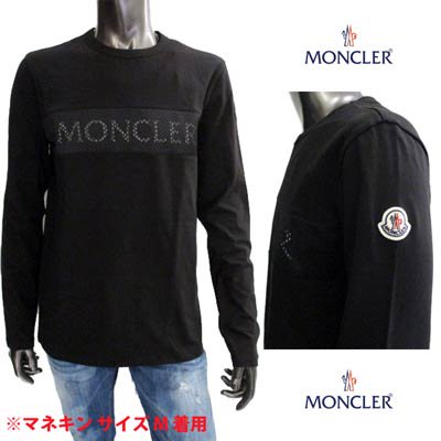 モンクレール MONCLER メンズ トップス ロンT 長袖 ロゴ アームロゴ
