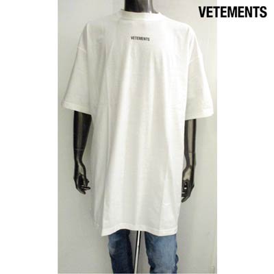 ヴェトモン VETEMENTS メンズ トップス Tシャツ 半袖 ロゴ 2color