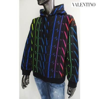 ☆Valentino☆セール！VLTN ロゴ ニット パーカー トップス ヴァレンティノ VALENTINO メンズ トップス パーカー フーディー