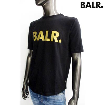 ボーラー BALR メンズ トップス Tシャツ 半袖 ロゴ 裾ラウンドデザイン