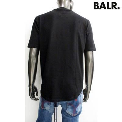 ボーラー BALR メンズ トップス Tシャツ 半袖 ロゴ 裾ラウンド