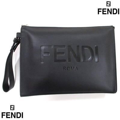 フェンディ FENDI メンズ 鞄 バッグ クラッチバッグ ロゴ ユニ