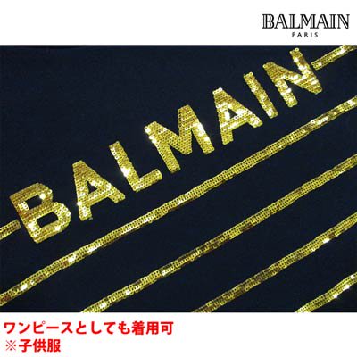 バルマン BALMAIN レディース キッズ 子供服 トップス Tシャツ ロゴ