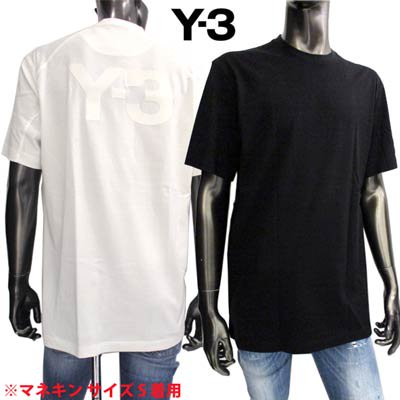 ワイスリー Y-3 メンズ トップス Tシャツ 半袖 カットソー ロゴ 2color バックY-3ビッグロゴ付Tシャツ ホワイト/ブラック  FN3349 FN3348 WHITE BLACK