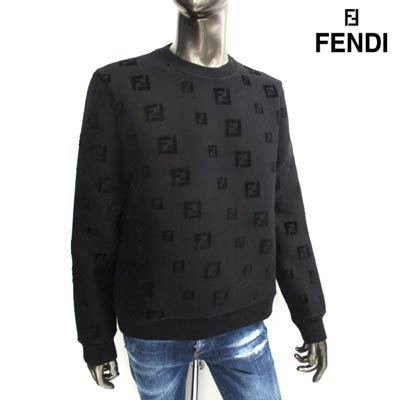 フェンディ FENDI メンズ トップス スウェット トレーナー ロゴ ロゴ 