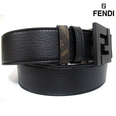 フェンディ FENDI メンズ 小物 ベルト レザーベルト ロゴ バックルFF