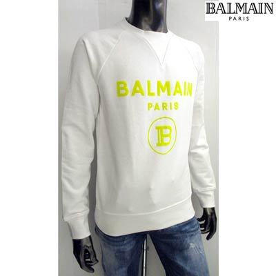 バルマン BALMAIN メンズ トップス スウェット トレーナー ロゴ 2color