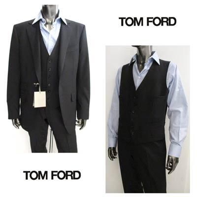 TOM FORD トムフォード 3P セットアップ スーツ　サイズ46 トムフォード TOM FORD メンズ セットアップ スーツ ジャケット