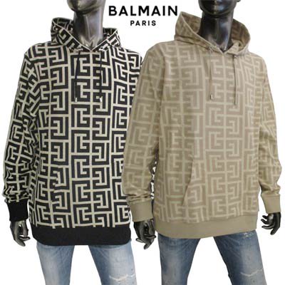 Хޥ BALMAIN  ȥåץ ѡ աǥ 2color  Υץ륪Сѡ ١/֥å XH1JR002 JB70 GHO/GFE<img class='new_mark_img2' src='https://img.shop-pro.jp/img/new/icons1.gif' style='border:none;display:inline;margin:0px;padding:0px;width:auto;' />
