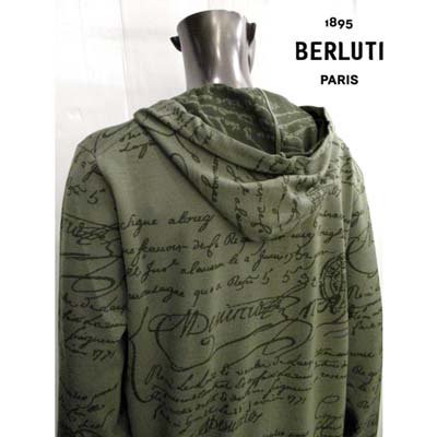 ベルルッティ BERLUTI メンズ トップス パーカー フーディ ジップ部分