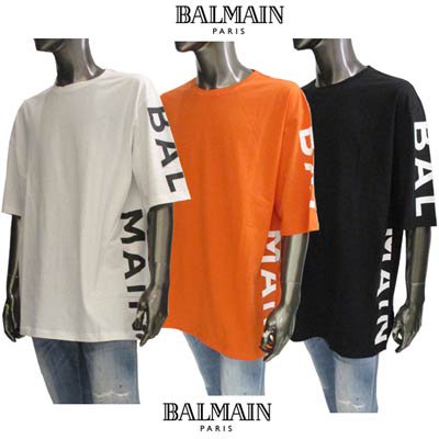 半袖Tシャツ BALMAIN  XH1EH015 ホワイト サイズS