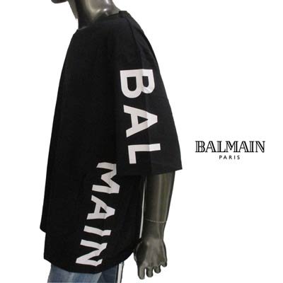 バルマン BALMAIN メンズ トップス Tシャツ 半袖 カットソー ロゴ