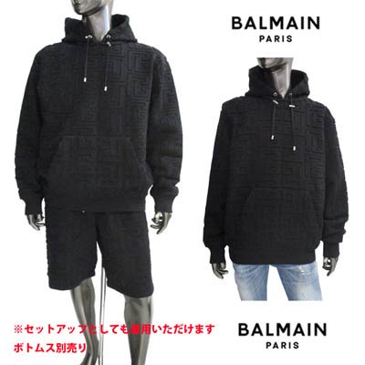 バルマン BALMAIN メンズ トップス パーカー フーディ セットアップ