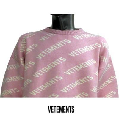VETEMENTS ユニセックス セーター M ピンク VETEMENTS ユニセックス セーター M ピンク