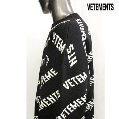 ヴェトモン VETEMENTS メンズ セーター ニット トップス ユニセックス