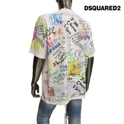 DSQUARED2 グラフィティプリント Tシャツ XXS DSQUARED2 グラフィティプリント Tシャツ XXS