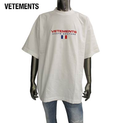 ヴェトモン VETEMENTS メンズ トップス Tシャツ 半袖 ロゴ HAUTE