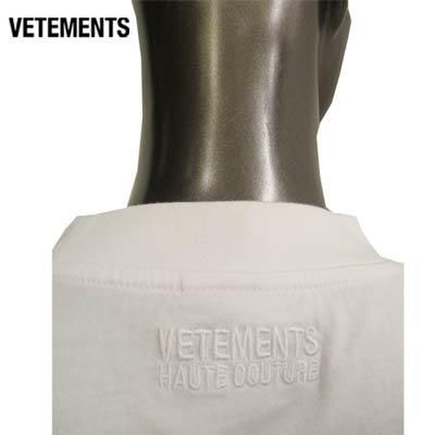 ヴェトモン　VETEMENTS HAUTE COUTURE Tシャツ ヴェトモン VETEMENTS メンズ トップス Tシャツ 半袖 ロゴ HAUTE
