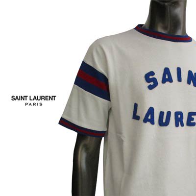 サンローランパリ SAINT LAURENT PARIS メンズ トップス Tシャツ 半袖 ...