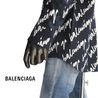 バレンシアガ BALENCIAGA メンズ トップス シャツ 長袖 ロゴ ユニ