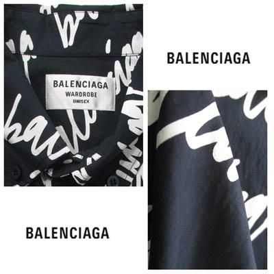 バレンシアガ BALENCIAGA メンズ トップス シャツ 長袖 ロゴ ユニ