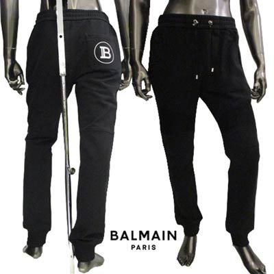 バルマン BALMAIN メンズ パンツ ボトムス ロゴ バックポケットBロゴ ...