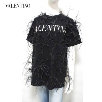 ヴァレンティノ VALENTINO レディース トップス Tシャツ 半袖 ロゴ ...